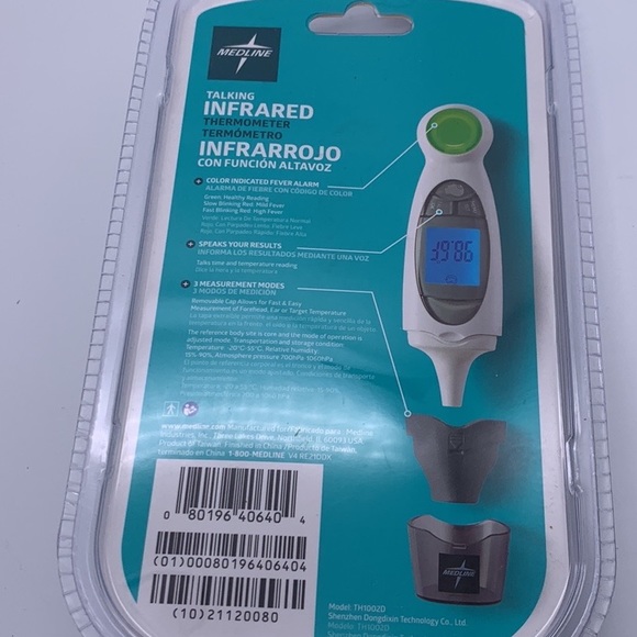 Medline Other Medline Talking Infrared Ear Forehead Digital